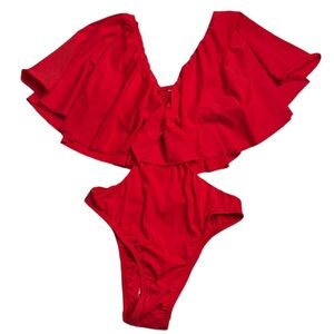 SAUIPE RED ONE PIECE